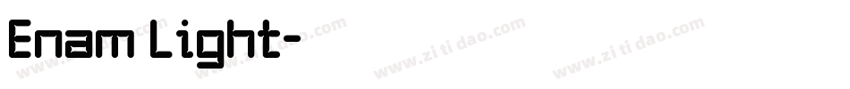 Enam Light字体转换